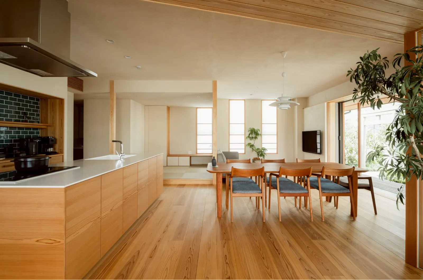 ショールームのリビング空間