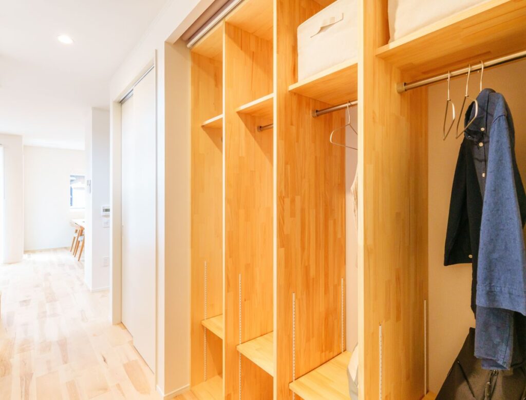 ご家族に合わせた収納を